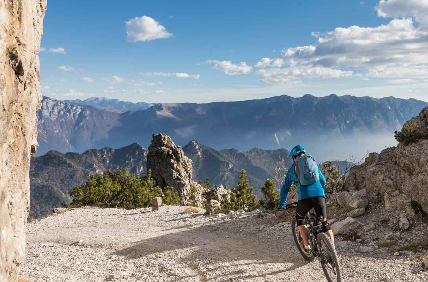 Fahrrad Über Die Alpen