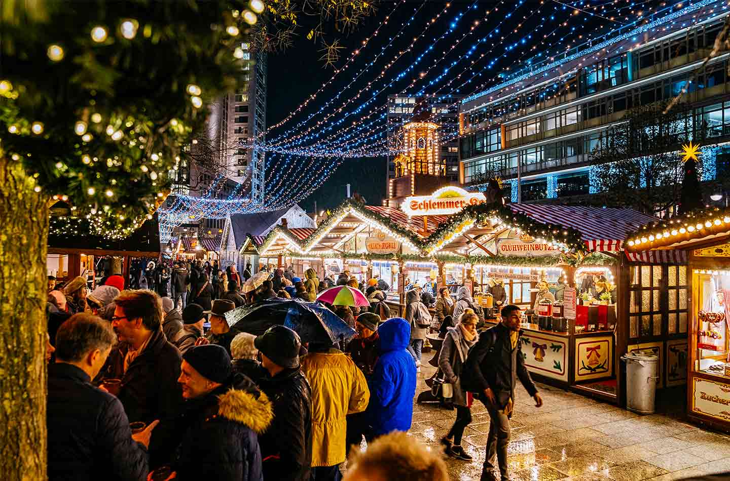 Weihnachtsmarkt am Breitscheidplatz in Berlin