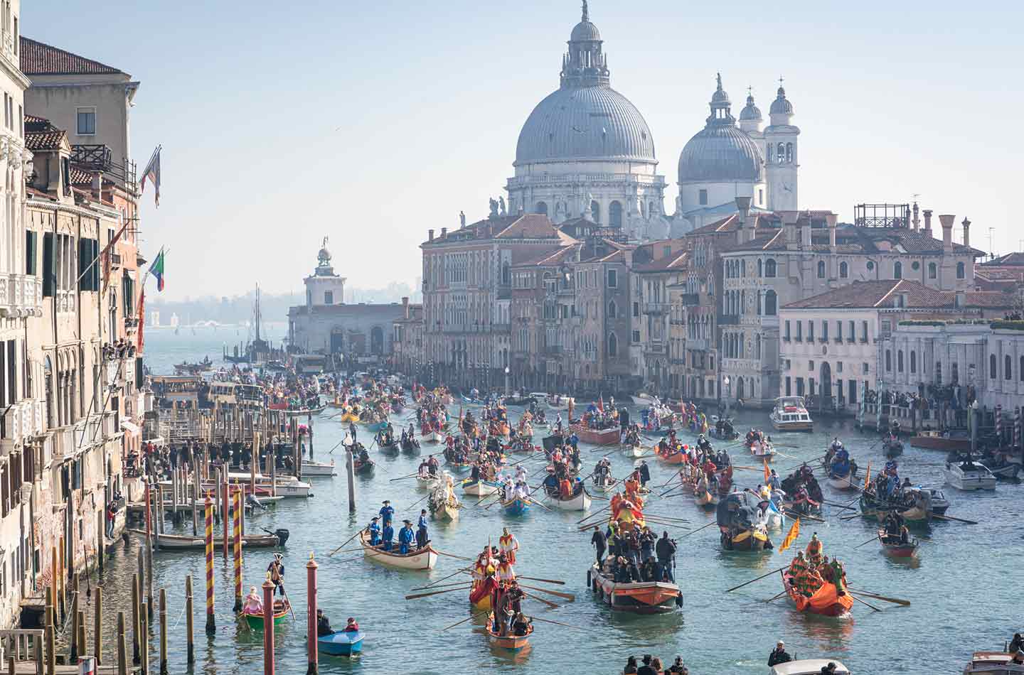 Bootsparade in Venedig