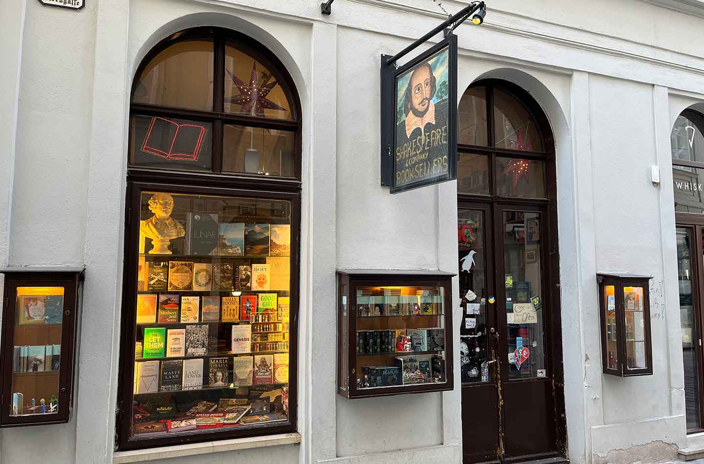 Buchladen im Zentrum von Wien
