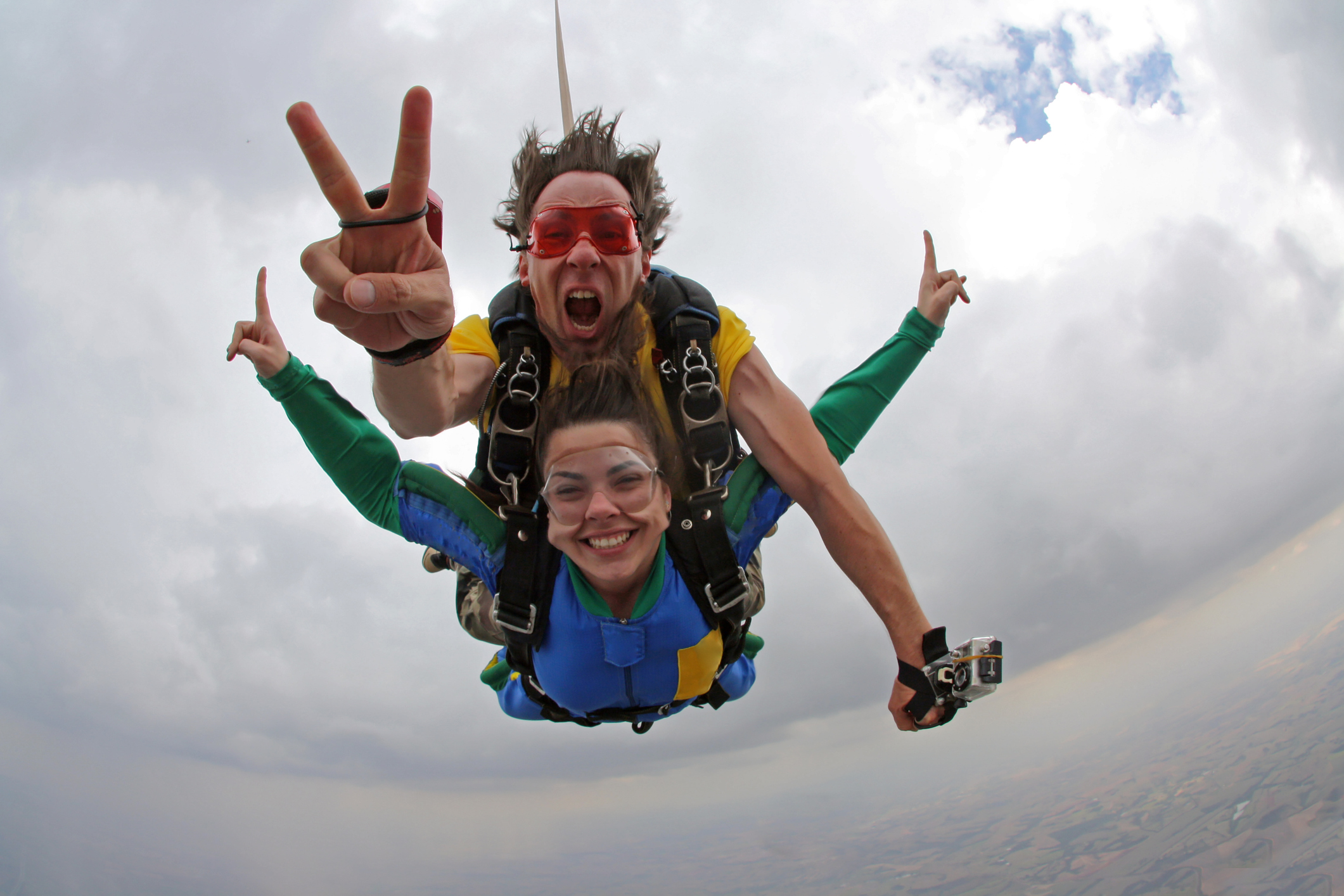 Aktivität im Sommer: Skydiving!