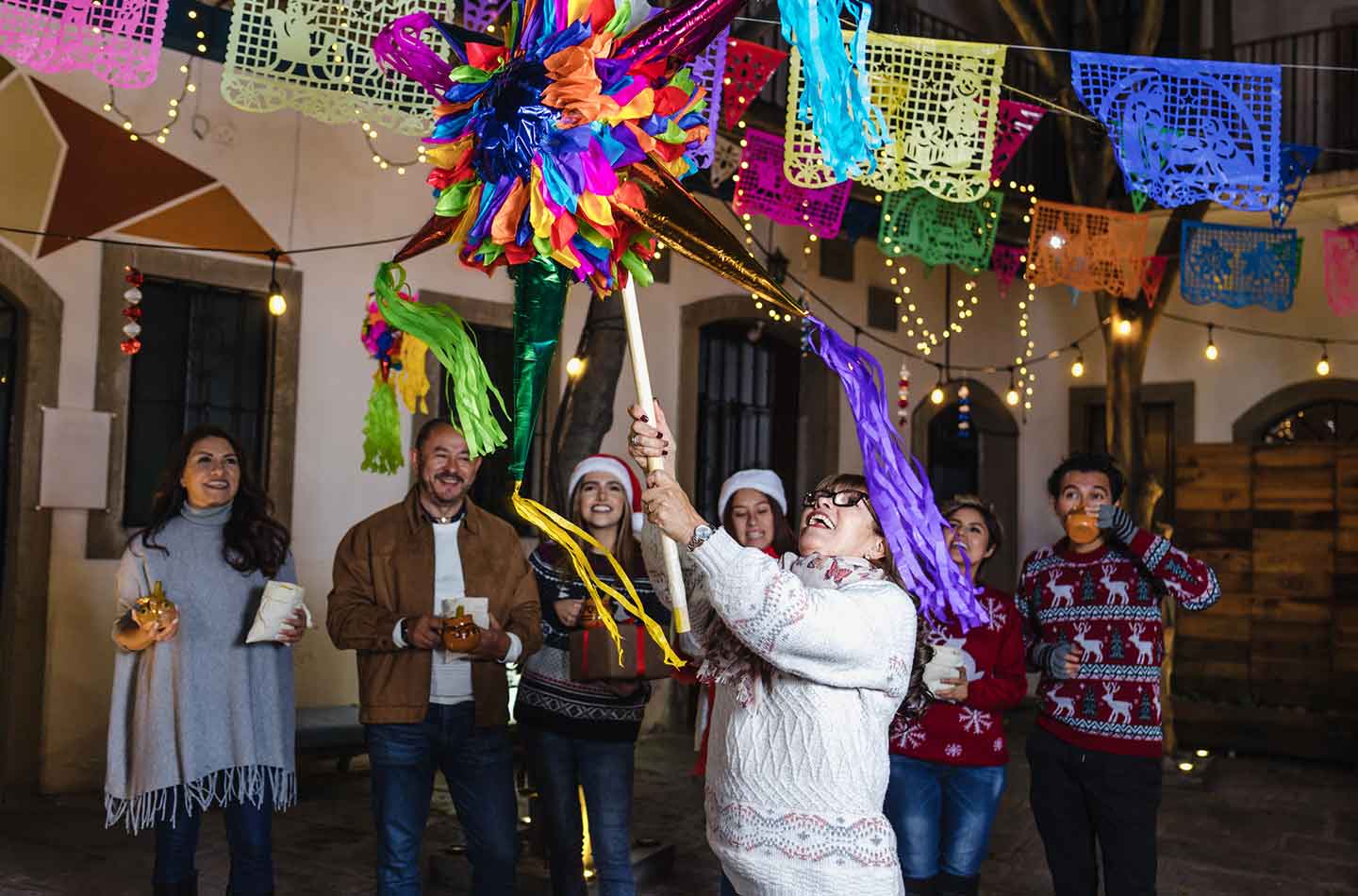 Eine Pinata in Mexiko