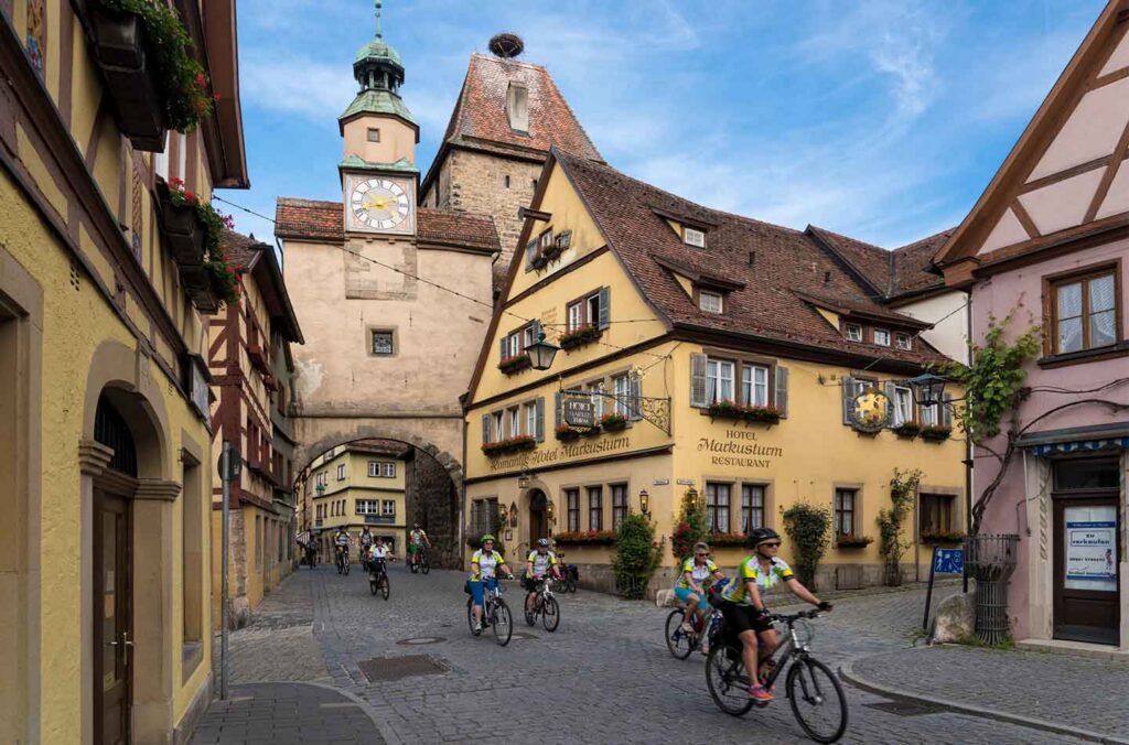 Radtour durch Rothenburg ob der Tauber