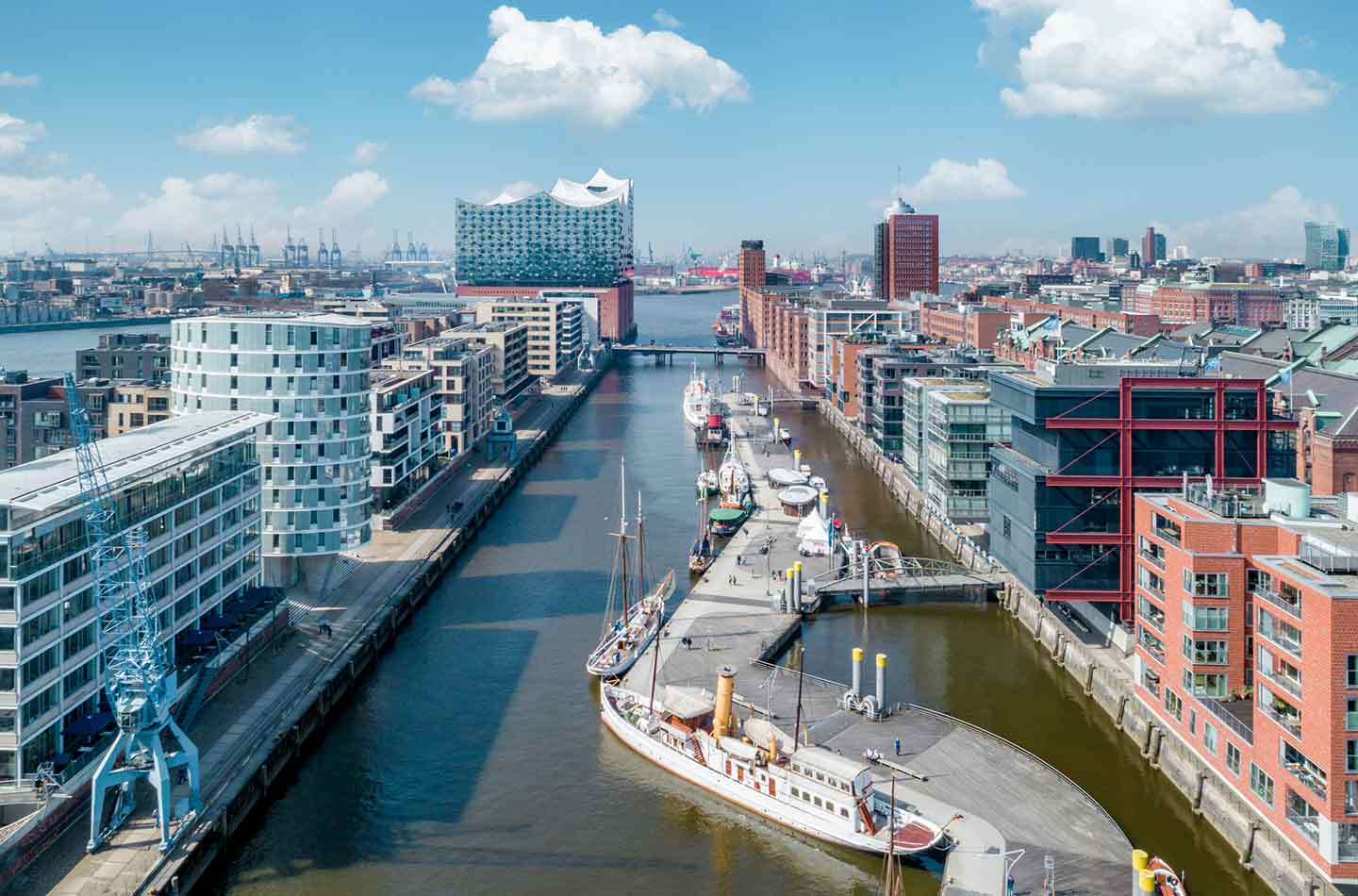 Der Hafen von Hamburg