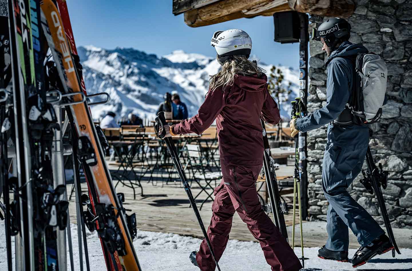 Schneekarhütte in der Schweiz