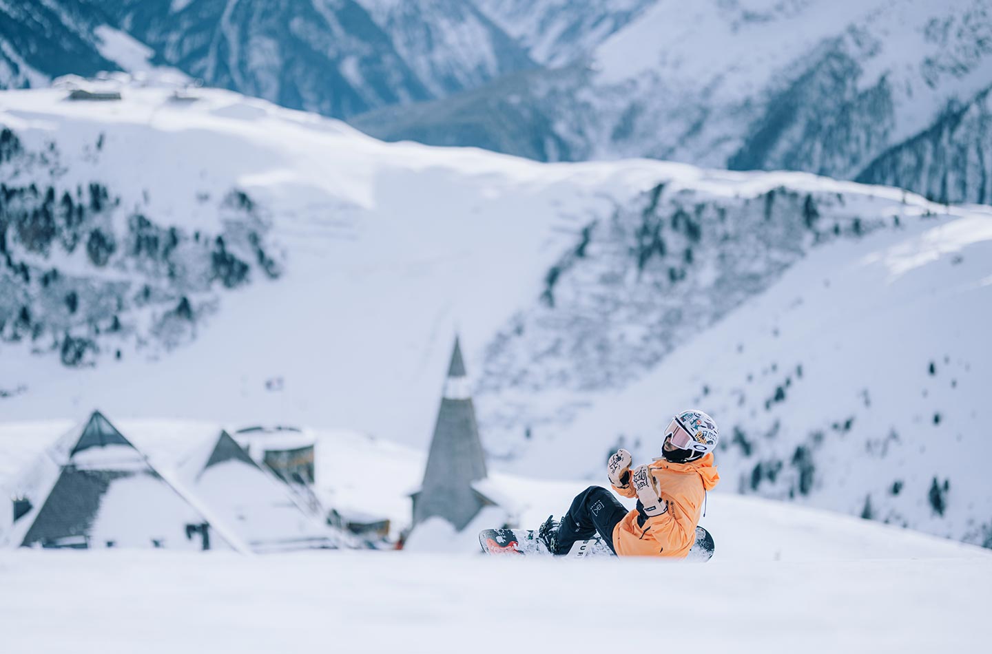 Schneekarhütte in der Schweiz